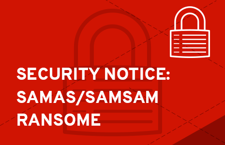 SAMAS/SamSam Ransomeware updates