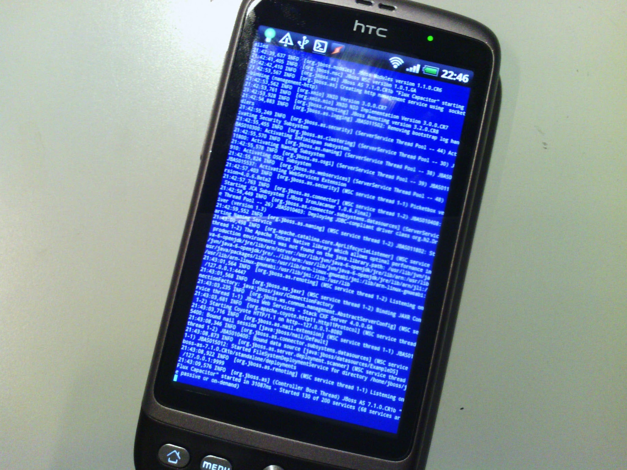 android phone running AS7