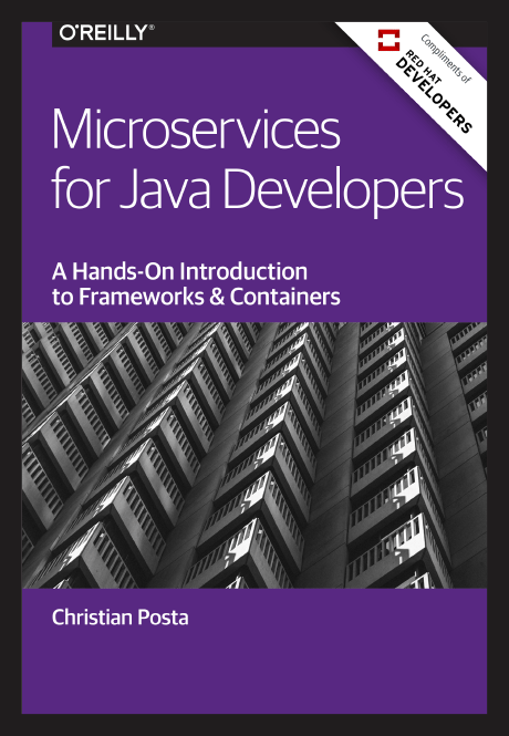 Microservices for Java Developers book cover
