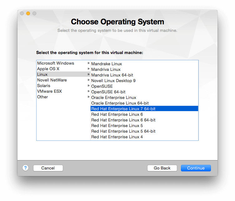 mac os vmware image